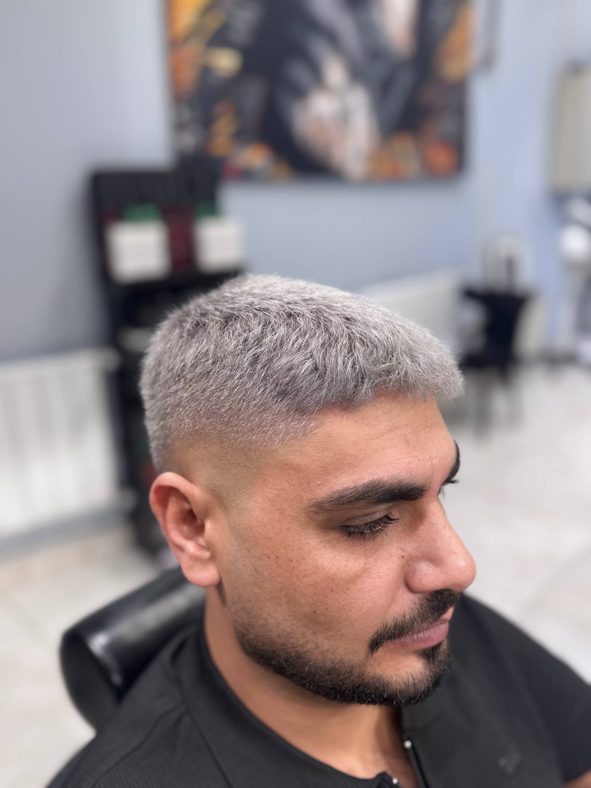 Modern layered haircut in Bomonti